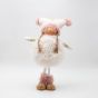 ΚΟΡΙΤΣΑΚΙ ME ΡΟΖ POM POM, 44cm Eurolamp 600-46651