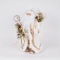 ΑΗ ΒΑΣΙΛΗΣ ΜΕ ΛΕΥΚΗ ΓΟΥΝΙΝΗ ΚΑΠΑ, 46CM Eurolamp 600-47084
