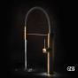 ΜΠΑΤ.ΝΕΡΟΧ. CESELLO GESSI INOX316 WARM BRONZE BRUSHED PVD 60014-726