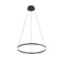 Κρεμαστό φωτιστικό LED 45W 3CCT by switch on base D:100cm 6095-AA-Black