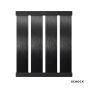 ΣΧΑΡΑ ΑΠΟΣΤΡΑΓΓΙΣΗΣ 33,6 x 39,2 x 1,2 SCHOCK GUNMETAL 629726-411