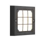 ΦΩΤΙΣΤΙΚΟ ΤΟΙΧΟΥ LED 6W 135X135X32 3CCT IP65 ΜΑΥΡΟ ARTE ILLUMINA SENARIO Eurolamp 145-52121