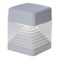 FUMAGALLI ESTER WALL ΑΠΛΙΚΑ ΤΟΙΧΟΥ  1XGX53 LED 3W 3CCT(3000K-4000K-6500K) 165mmX126mm ΓΚΡΙ Eurolamp 145-26304