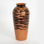ΒΑΖΟ ΚΕΡΑΜΙΚΟ ΤΕΡΑΚΟΤΑ - ΜΑΥΡΟ 13.5x13.5x28.8cm Eurolamp 752-20233