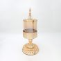 ΦΟΝΤΑΝΙΕΡΑ ΓΥΑΛΙΝΗ ΜΕ ΜΕΤΤΑΛΟ ΧΡΥΣΟ 15x40cm Eurolamp 819-00256