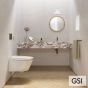 Λεκάνη Κρεμαστή PURA/59  Swirlflush με σύστημα ηλεκτρονικού μπιντέ, White GSI Ιταλίας 7418K-300
