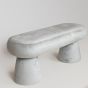 ΤΑΜΠΟΥΡΕ ΒΕΛΟΥΔΟ ΓΚΡΙ 98x37x40cm Eurolamp 750-18028
