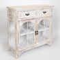 ΜΠΟΥΦΕΣ ΞΥΛΙΝΟΣ ΑΝΤΙΚΕ ΛΕΥΚΟΣ 79.5x31.5x78cm Eurolamp 750-25018