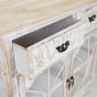 ΜΠΟΥΦΕΣ ΞΥΛΙΝΟΣ ΑΝΤΙΚΕ ΛΕΥΚΟΣ 79.5x31.5x78cm Eurolamp 750-25018