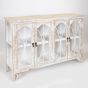 ΜΠΟΥΦΕΣ ΞΥΛΙΝΟΣ ΑΝΤΙΚΕ ΛΕΥΚΟΣ 121x32x78cm Eurolamp 750-25019