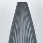 ΒΑΖΟ ΚΕΡΑΜΙΚΟ ΑΝΘΡΑΚΙ 19.5x78cm Eurolamp 752-20393