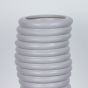ΒΑΖΟ ΚΕΡΑΜΙΚΟ ΓΚΡΙ 15.4x12.2x45.5cm Eurolamp 752-20400