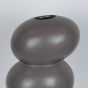 ΒΑΖΟ ΚΕΡΑΜΙΚΟ ΣΚΟΥΡΟ ΓΚΡΙ 20.5x17.1x65.3cm Eurolamp 752-20402