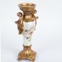 ΚΗΡΟΠΗΓΙΟ ΠΟΛΥΡΕΖΙΝ ΛΕΥΚΟ - ΧΡΥΣΟ 15x9.5x29cm Eurolamp 752-21016