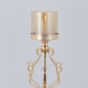 ΚΗΡΟΠΗΓΙΟ ΜΕΤΑΛΛΙΚΟ ΧΡΥΣΟ 15x42cm Eurolamp 752-24095