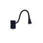 SE 124-1AB CABLE WALL LAMP BLACK MAT 1Β1 HOMELIGHTING 77-3589