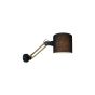 WL17013 ANGONA WALL LAMP BLACK & WOOD COLOR 1E3 HOMELIGHTING 77-3655