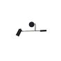 HL-3558-1 S SHERRY BLACK & NICKEL WALL LAMP HOMELIGHTING 77-3905