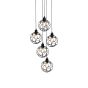 HL-3588-5 ALINE BLACK PENDANT HOMELIGHTING 77-4073