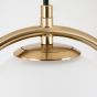 SE 110-2 PRATO PENDANT BRASS GOLD WITH 2 OPAL GLASSES Φ15 Γ4 HOMELIGHTING 77-4489