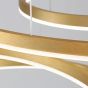 SE LED 4 KANKO PENDANT GOLD 96w  3CCT 80x60x40x20cm IP20 220V 2YEARS WARRANTY Α2 HOMELIGHTING 77-50669