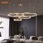 SE LED 4 KANKO PENDANT GOLD 96w  3CCT 80x60x40x20cm IP20 220V 2YEARS WARRANTY Α2 HOMELIGHTING 77-50669