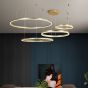 SE LED 4 KANKO PENDANT GOLD 96w  3CCT 80x60x40x20cm IP20 220V 2YEARS WARRANTY Α2 HOMELIGHTING 77-50669