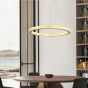 SE LED 80  ELYSIA GOLD MAT 88W 3CCT WITH REMOTE CONTROL+MEMORY IP20 2 YEARS WARRANTY A2 HOMELIGHTING 77-50993