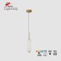 SE LED 120 LUNA TRIPLA GOLD Φ10CM  PENDANT  3CCT WITH MEMORY  2 YEARS WARRANTY HOMELIGHTING 77-51158