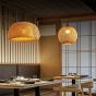 SE21-BA-3030 LYSA PENDANT  BAMBOO STEEL  30*120cm  E27  2 YEARS WARRANTY HOMELIGHTING 77-51189