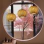 SE21-BA-5050 LYSA  PENDANT  BAMBOO STEEL 50*120cm  E27 2 YEARS WARRANTY HOMELIGHTING 77-51190