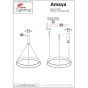 SE LED 80 AMAYA PENDANT NICKEL MAT HOMELIGHTING 77-8145