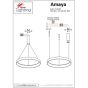SE LED 100 AMAYA PENDANT NICKEL MAT HOMELIGHTING 77-8146