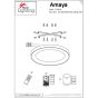 SE LED SMART 80 AMAYA CEILING WHITE HOMELIGHTING 77-8156