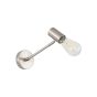 SE21-NM-22-MS2 ADEPT WALL LAMP Nickel Matt Wall lamp Black Shade+ HOMELIGHTING 77-8332