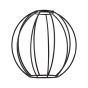 SE21-GM-39-GR2 ADEPT FLOOR LAMP Gold Matt and Black Metal Floor Lamp Black Metal Grid+ HOMELIGHTING 77-8349