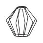 SE21-GM-9-GR1 ADEPT WALL LAMP Gold Matt and Black Metal Wall Lamp Black Metal Grid+ HOMELIGHTING 77-8357