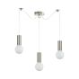 SE21-NM-4-NM3-GR2 ADEPT TUBE Nickel Matt Pendant Black Metal Grid+ HOMELIGHTING 77-8444