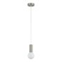 SE21-NM-4-MS3 ADEPT TUBE Nickel Matt Pendant Black Metal Shade+ HOMELIGHTING 77-8463