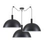 SE21-BL-4-BL3-MS50 ADEPT TUBE Black Metal Shade Pendant+ HOMELIGHTING 77-8503