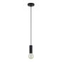 SE21-BL-4-BL3-MS50 ADEPT TUBE Black Metal Shade Pendant+ HOMELIGHTING 77-8503