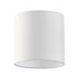 SE21-BL-4-3BL-SH1 ADEPT TUBE Black Pendant White Fabric Shade+ HOMELIGHTING 77-8509