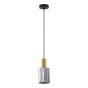 SE21-GM-4-GL1 ADEPT TUBE Gold Matt Pendant Smoked Glass+ HOMELIGHTING 77-8574