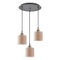 SE21-BR-10-3BL-SH3  MAGNUM BRONZE Brown Shade Pendant+ HOMELIGHTING 77-8743
