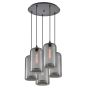 SE21-SM-19-30-5BL+ FEINT Smoked Glass Pendant+ HOMELIGHTING 77-8785