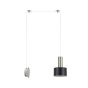 SE21-NM-4-NM1W-MS1 ADEPT TUBE Nickel Matt Wall Lamp Black Metal Shade+ HOMELIGHTING 77-8801