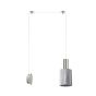 SE21-NM-4-NM1W-GL1 ADEPT TUBE Nickel Matt Wall Lamp Smoked Glass+ HOMELIGHTING 77-8804