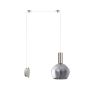 SE21-NM-4-NM1W-GL2 ADEPT TUBE Nickel Matt Wall Lamp Smoked Glass+ HOMELIGHTING 77-8805
