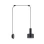 SE21-BL-4-NM1W-MS1 ADEPT TUBE Black Matt Wall Lamp Black Metal Shade+ HOMELIGHTING 77-8815