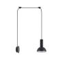 SE21-BL-4-NM1W-MS3 ADEPT TUBE Black Matt Wall Lamp Black Metal Shade+ HOMELIGHTING 77-8817